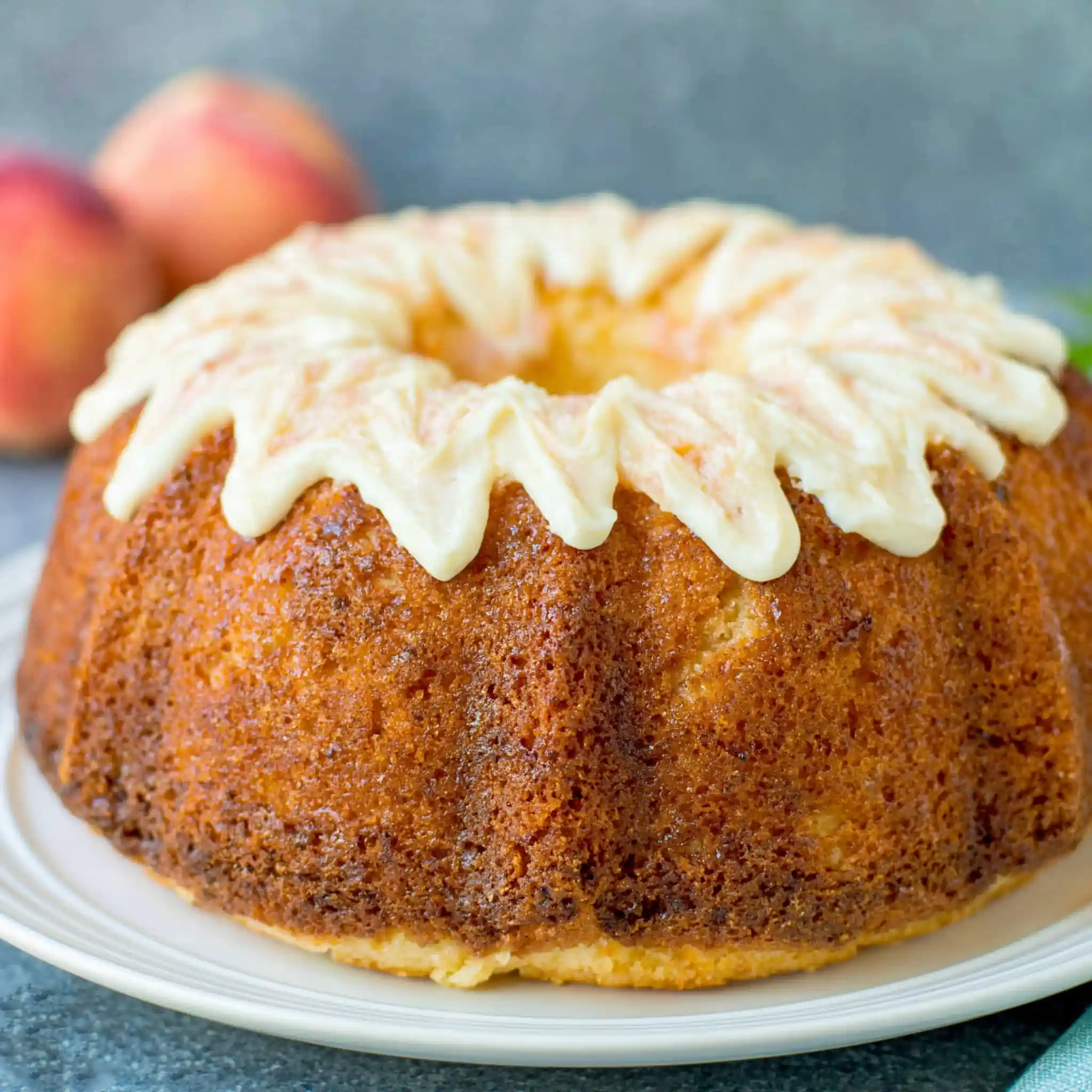 Fresh Peach Pound Cake