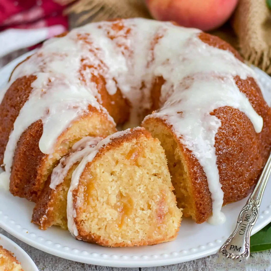 Fresh Peach Pound Cake