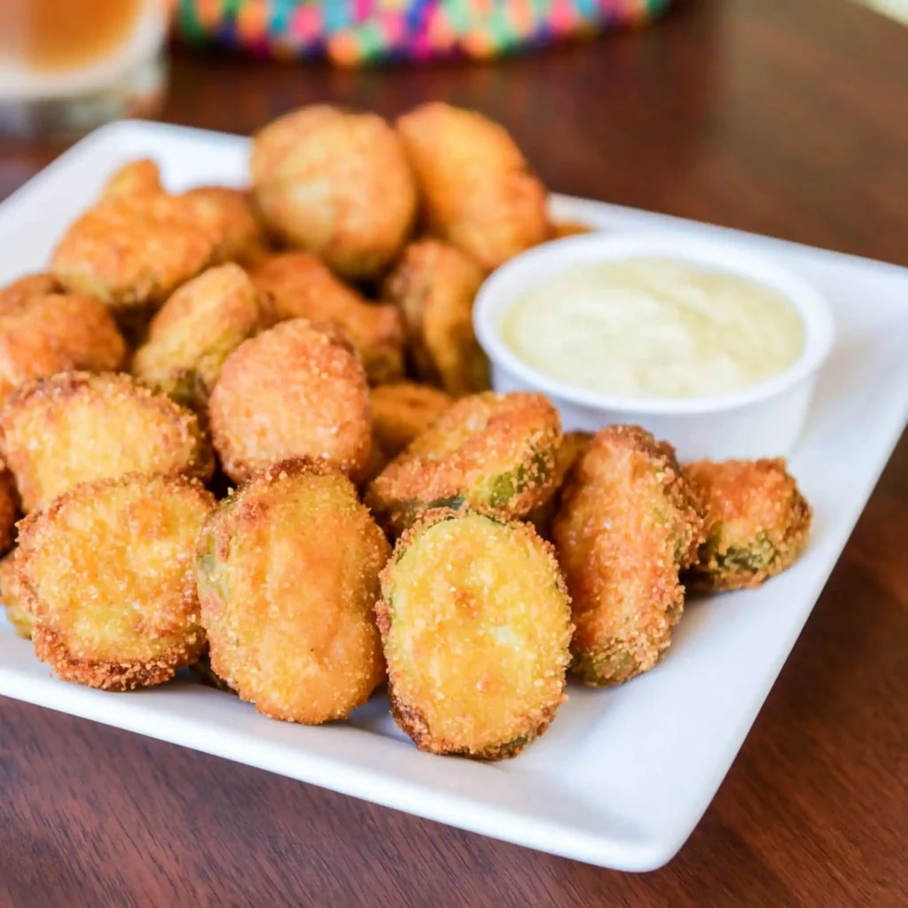 Fried Green Cherry Tomatoes with Creamy Avocado Ranch 4 Fried Green Cherry Tomatoes