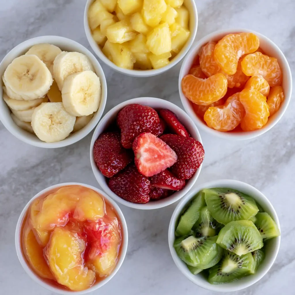 Fruit Salad With Peach Pie Filling