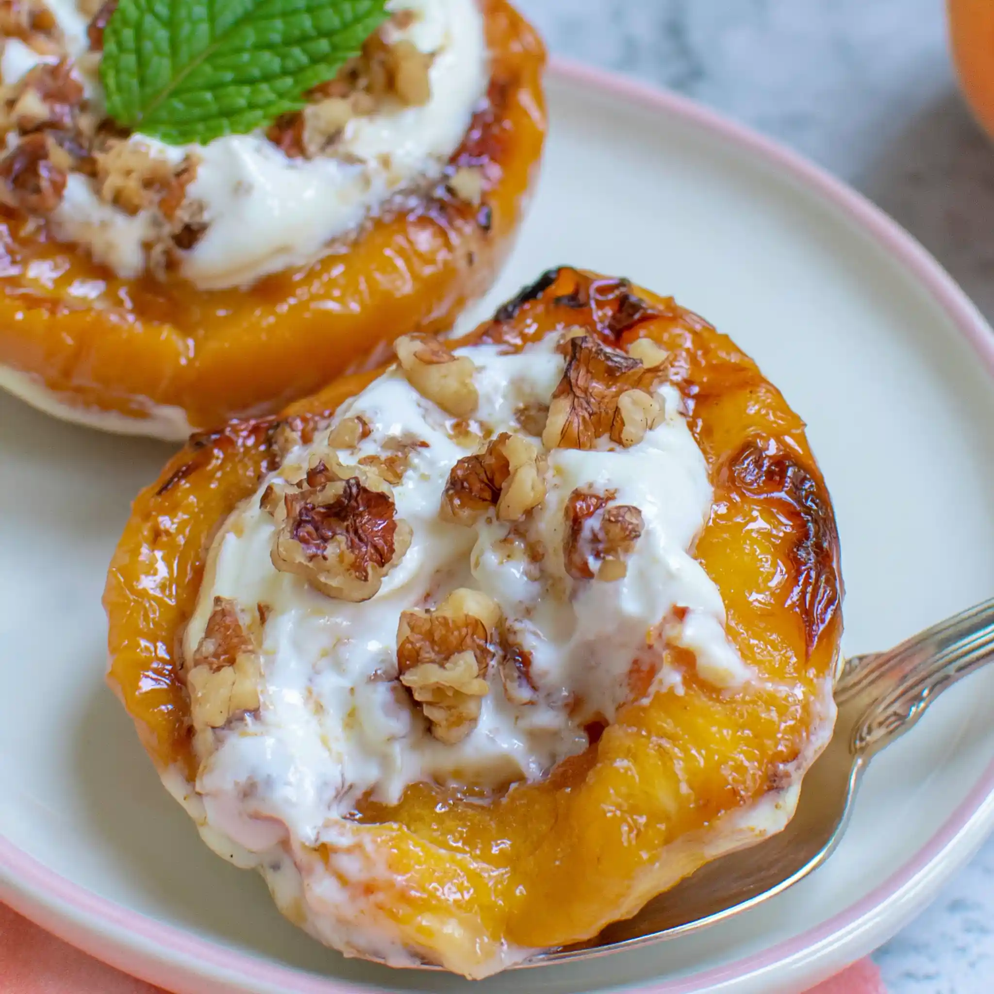 Honey Roasted Peaches