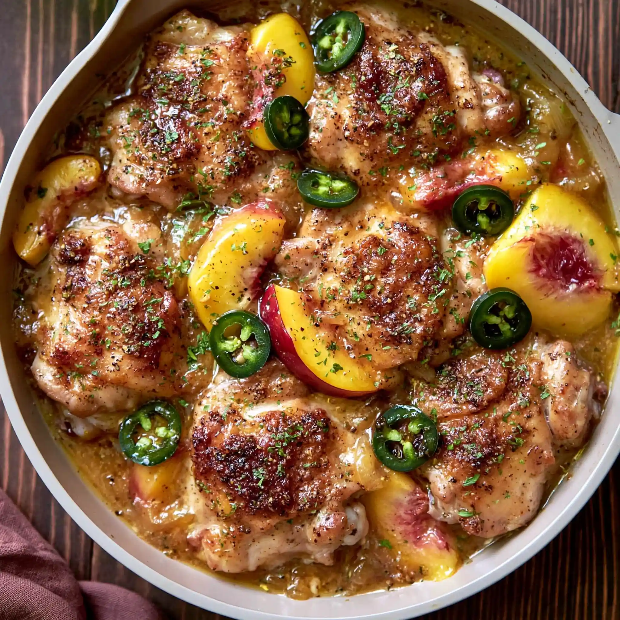 Jalapeno Peach Chicken