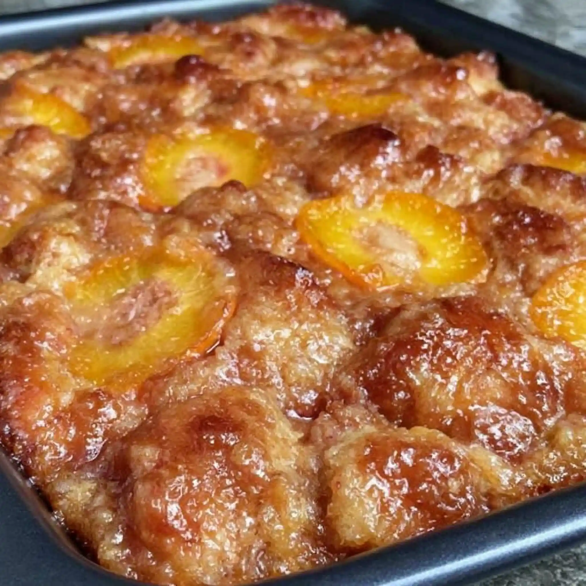 Krispy Kreme Peach Cobbler