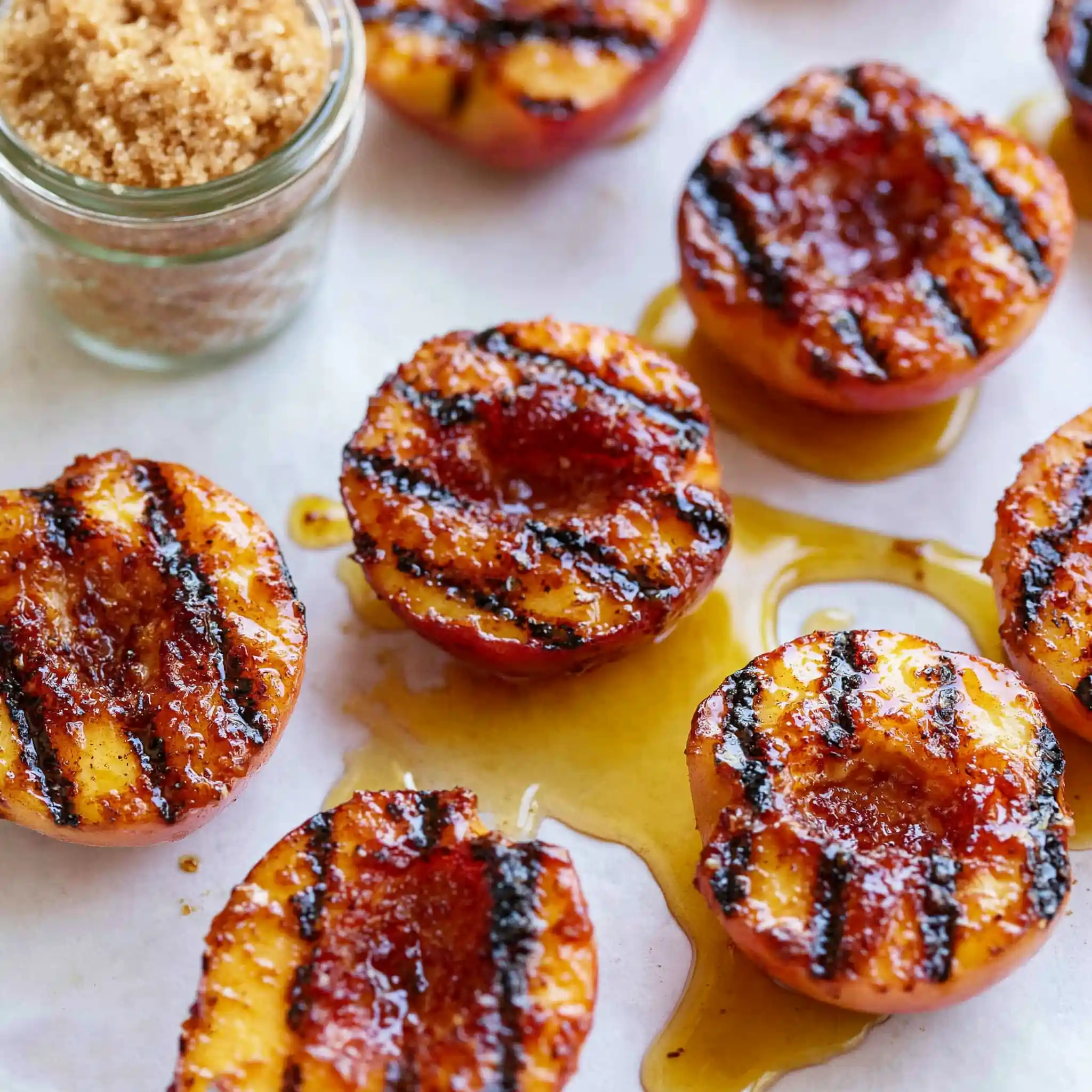 Maple Grilled Peaches