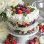Mixed berry trifle