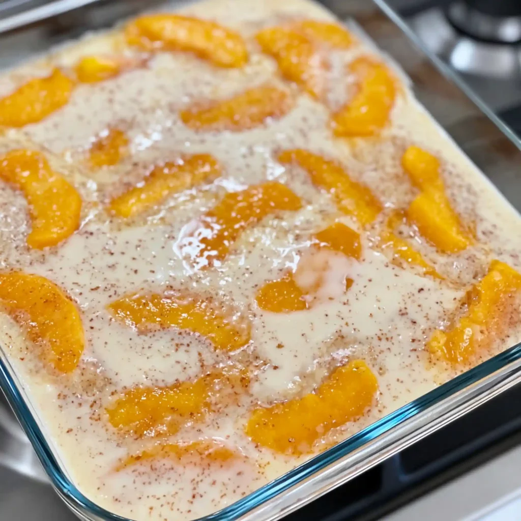 Old School Peach Cobbler: Easy Southern Dessert 4 Old School Peach Cobbler