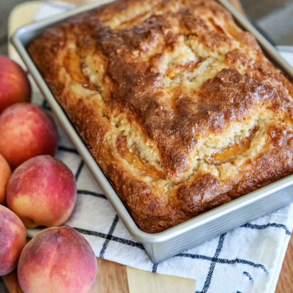Peach Bread Recipe for a Moist and Sweet Summer Treat 4 Peach Bread1 Peach Bread Recipe for a Moist and Sweet Summer Treat