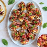 Peach Bruschetta