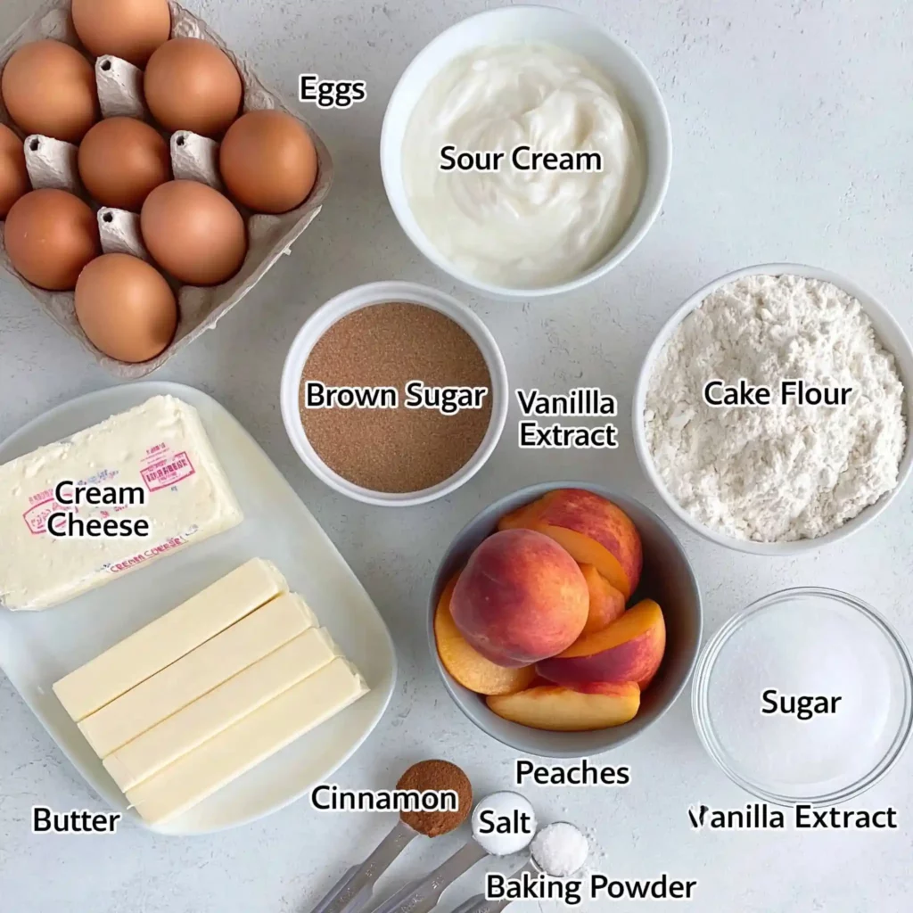 Peach Cobbler Pound Cake