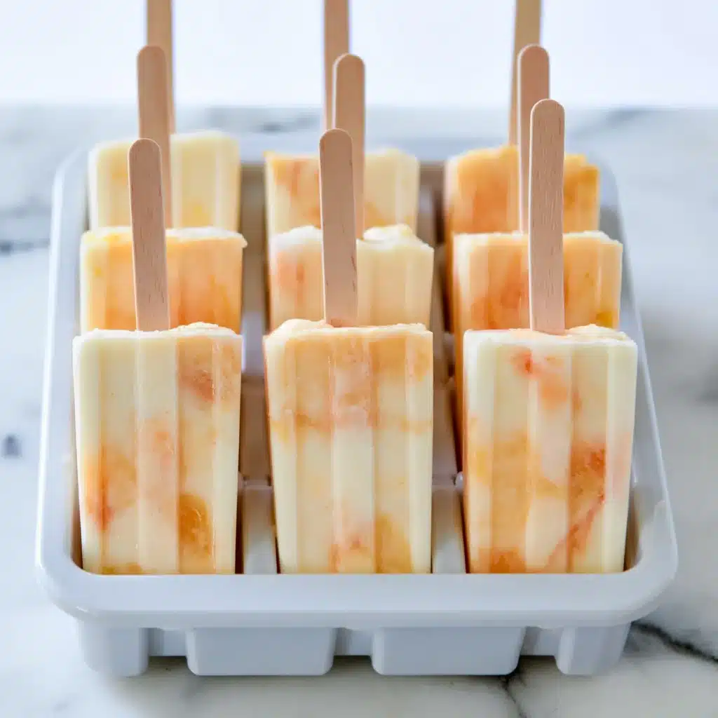 Peach Honey Popsicles for a Creamy Summer Treat 4 Peach Honey Popsicles