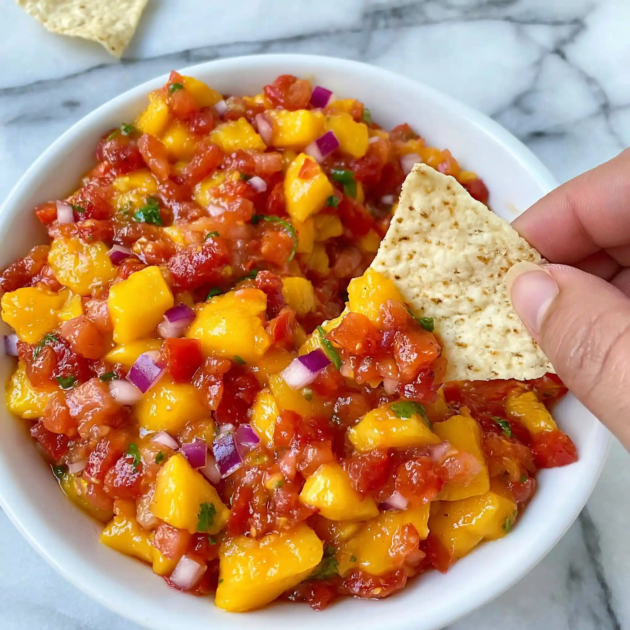 Peach Mango Salsa