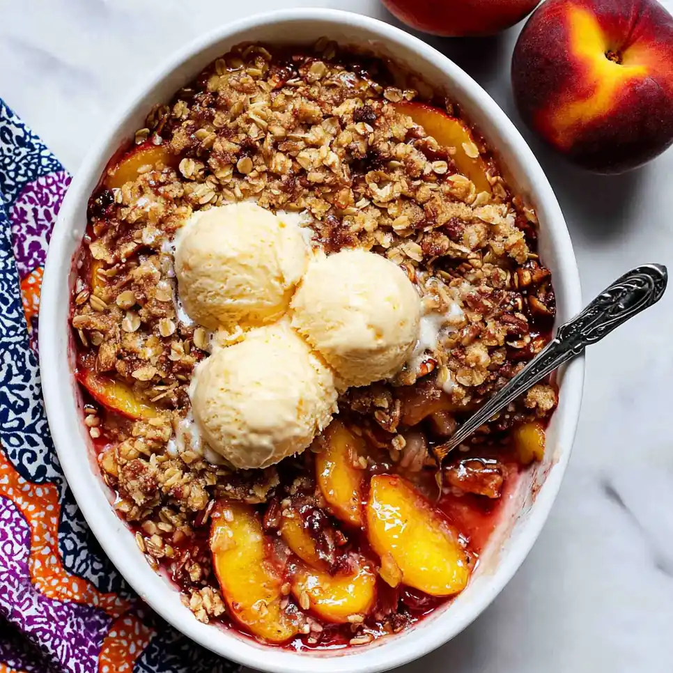 Peach Pecan Crisp