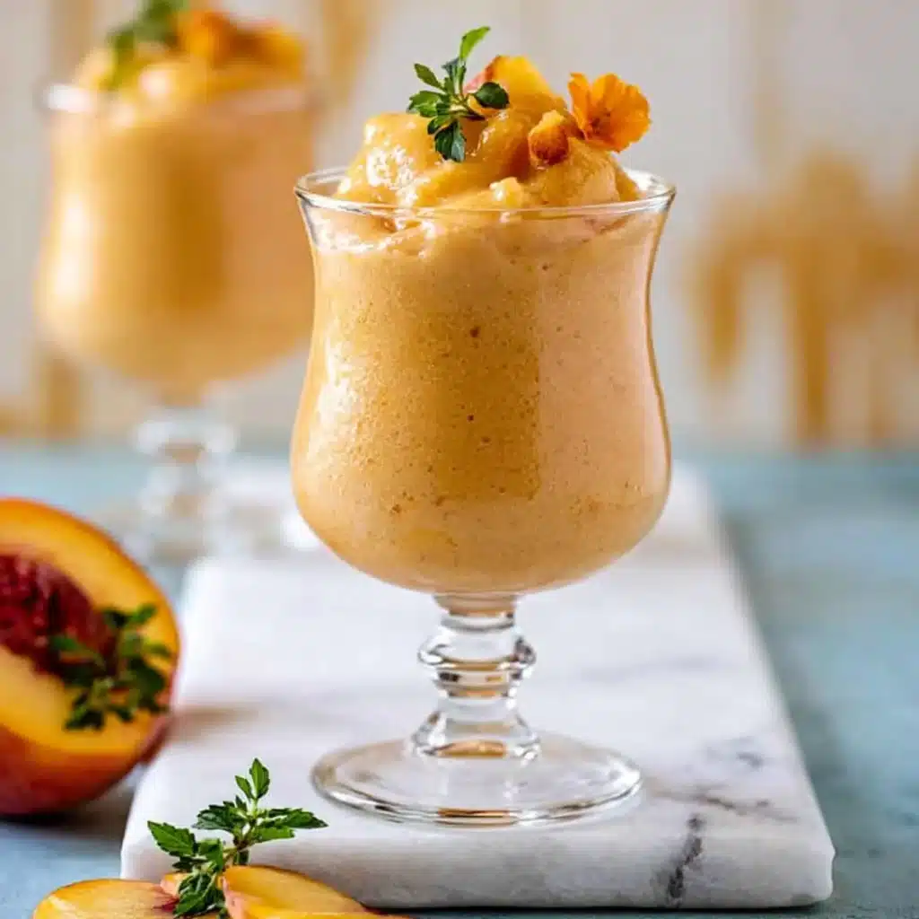 Peach Slush Recipe for a Fresh, Easy Summer Drink 4 Peach Slush Recipe