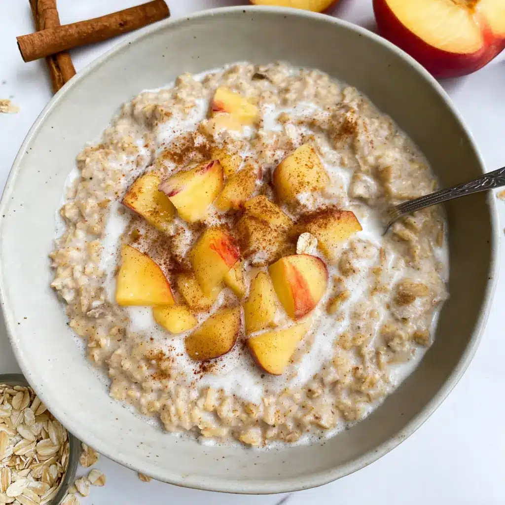 Peaches & Cream Oatmeal