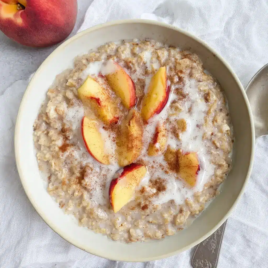Peaches & Cream Oatmeal