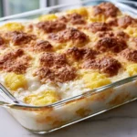 Pineapple Cream Cheese Cobbler