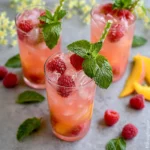 Raspberry Peach Lemonade
