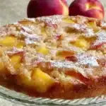 Simple Peach Cake