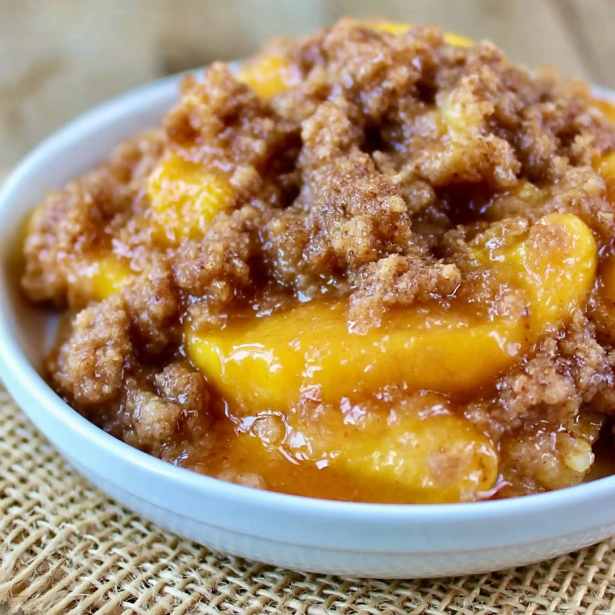 Simple Peach Crisp
