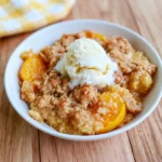Slow Cooker Peach Bake