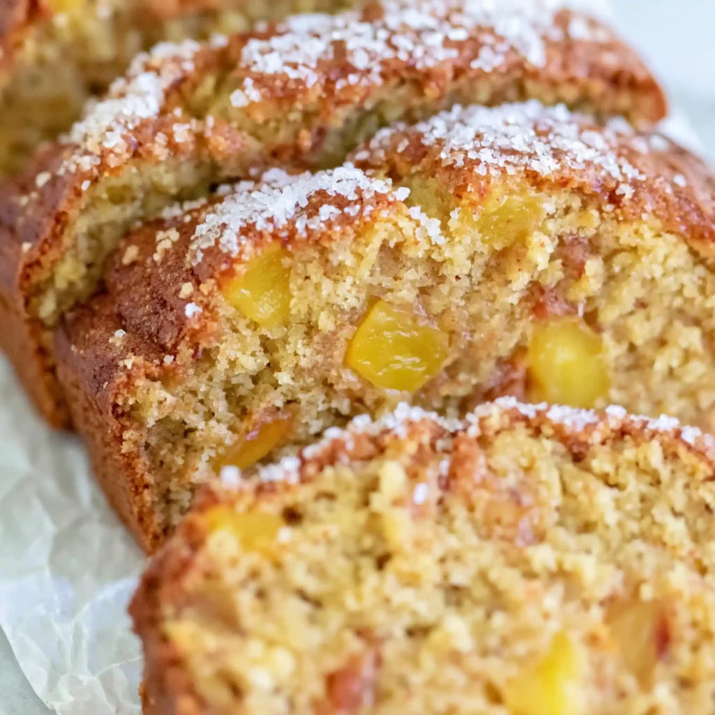 Spiced Peach Bread: Easy Fresh Peach Quick Bread 4 Spiced Peach Bread