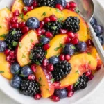 Summer Peach Fruit Salad
