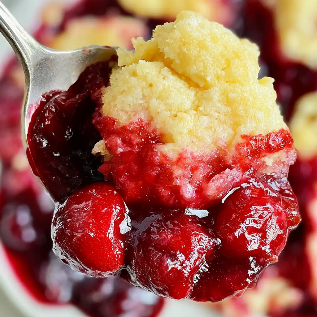 Sweet Cherry Cobbler