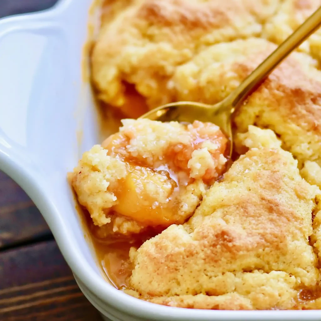 The Best Peach Cobbler