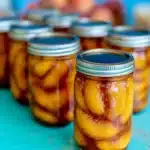 Water Bath Canning Peaches