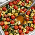Balsamic Zucchini Tomato Bake