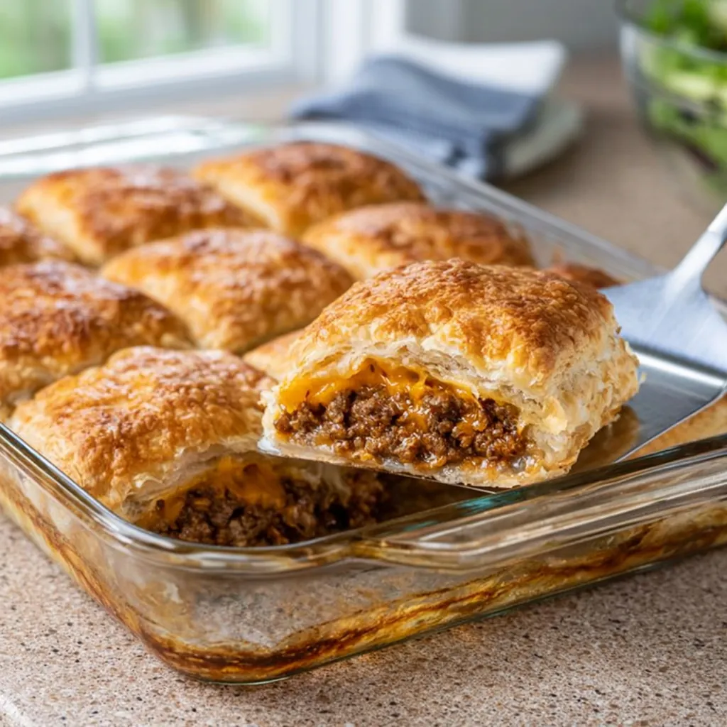 Beef Crescent Squares: Easy 4-Ingredient Comfort Food 4 Beef Crescent Squares