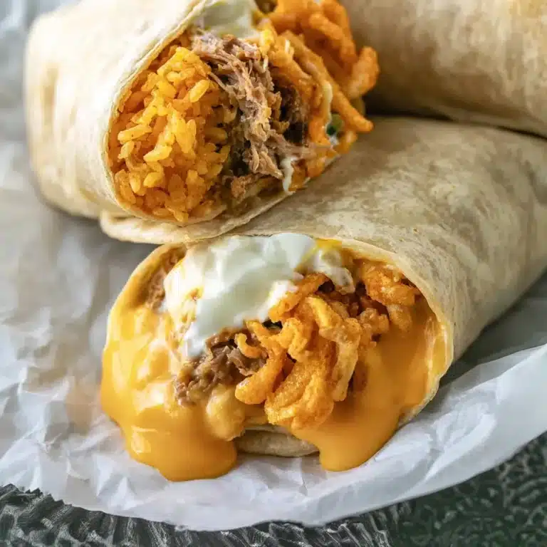 Beefy Melt Burrito