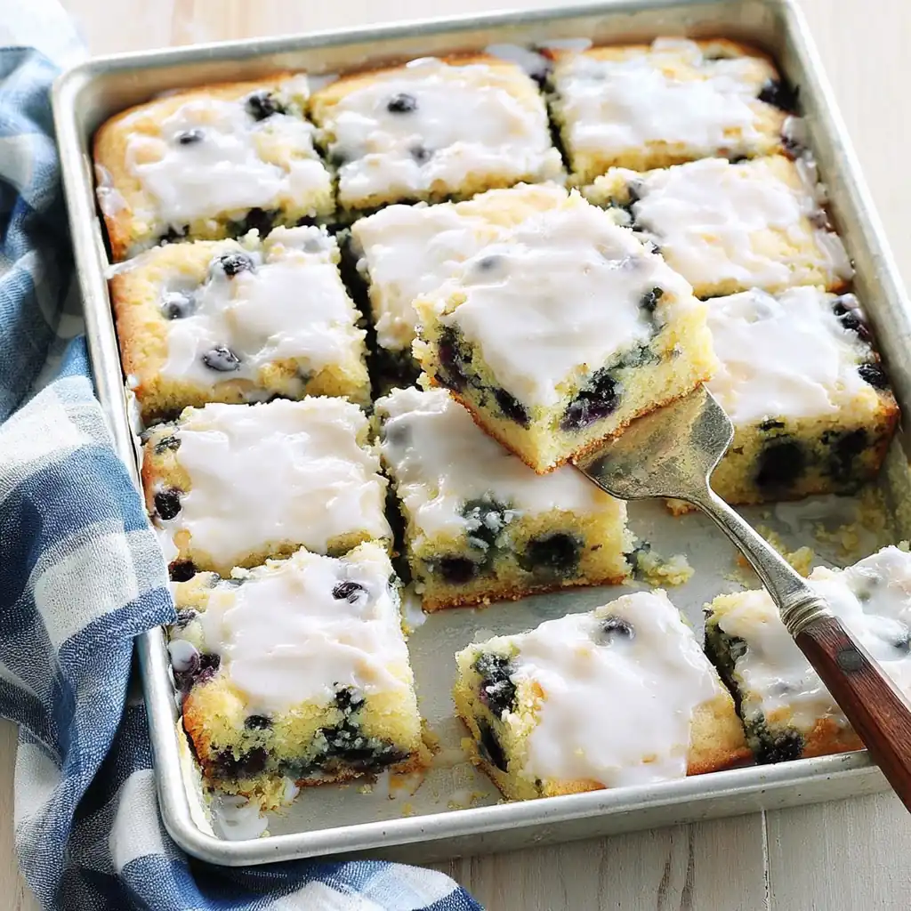 Blueberry Zucchini Squares