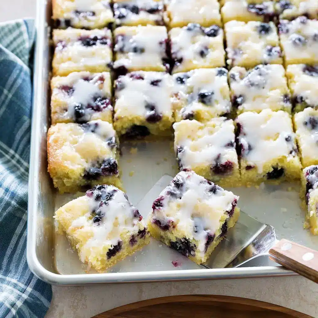 Blueberry Zucchini Squares: Easy Summer Dessert Bars 4 Blueberry Zucchini Squares