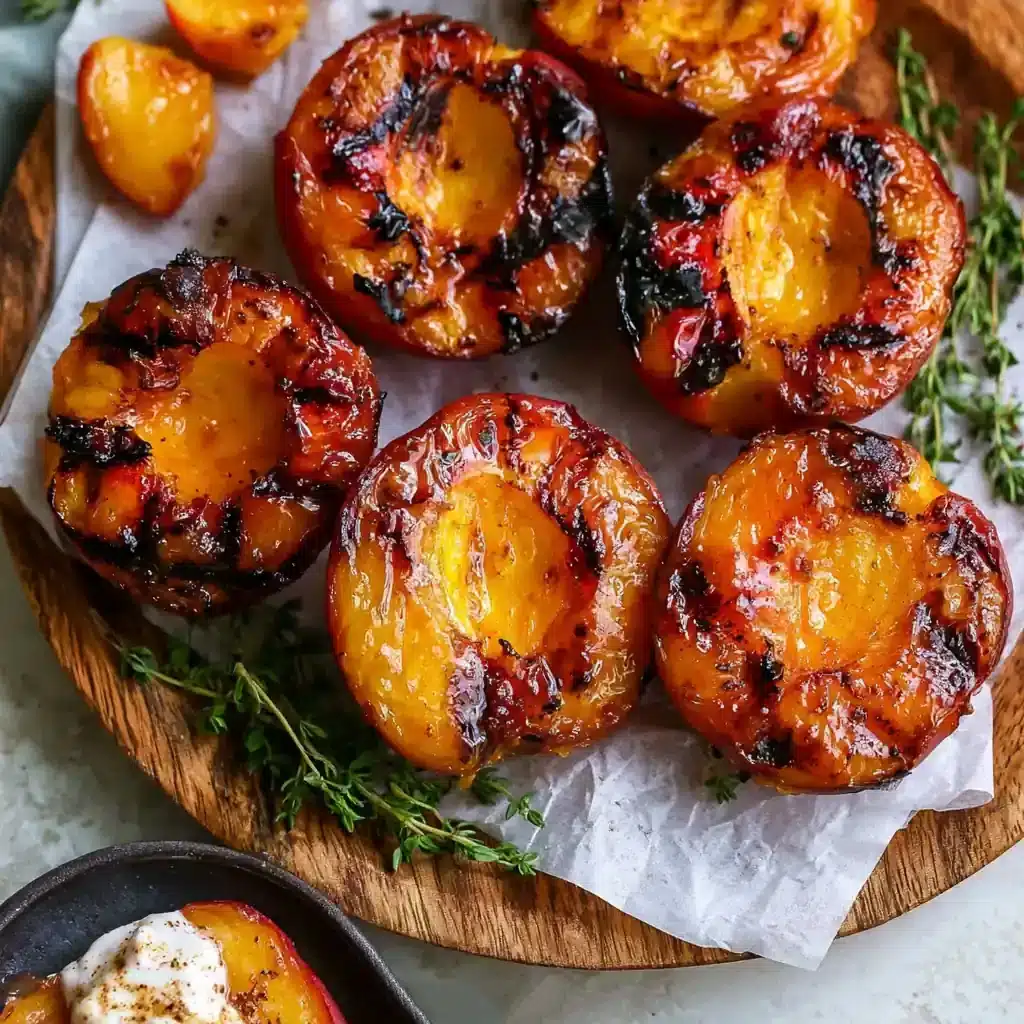Brown Sugar Grilled Peaches