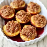 Brown Sugar Streusel Peaches