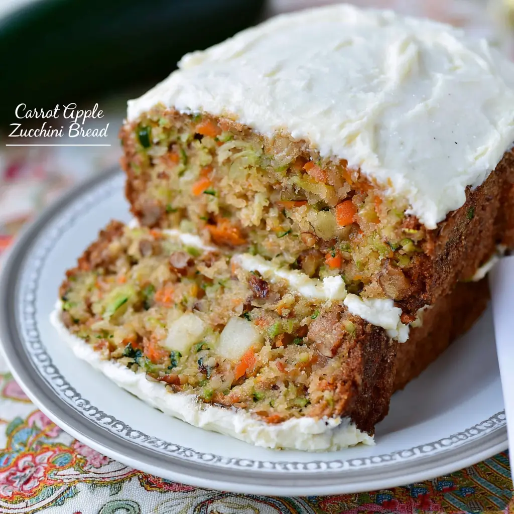 Carrot Apple Zucchini Bread: Moist, Bright, and Easy 4 Carrot Apple Zucchini Bread