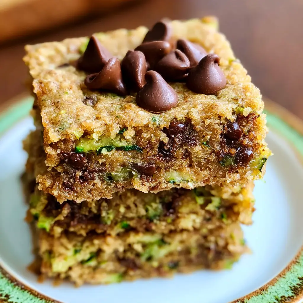 Chocolate Chip Zucchini Bars