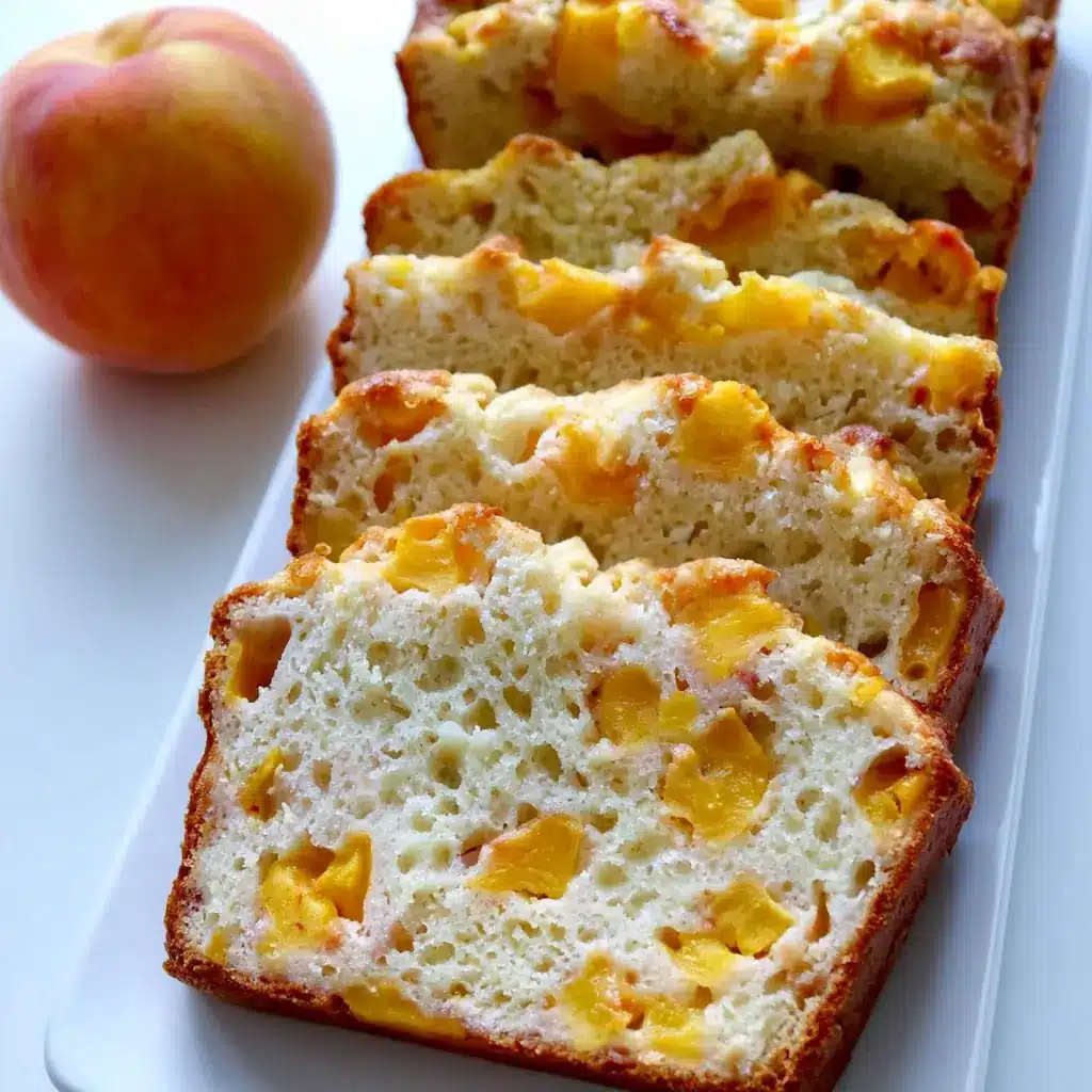 Cinnamon Spiced Peach Bread