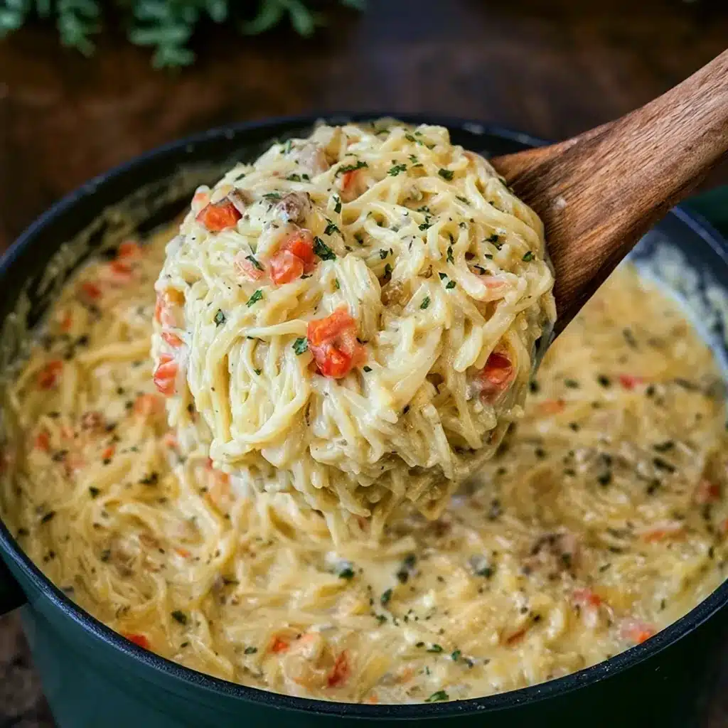 Crack Chicken Noodle Soup: Creamy Bacon Ranch Comfort 4 Crack Chicken Noodle Soup