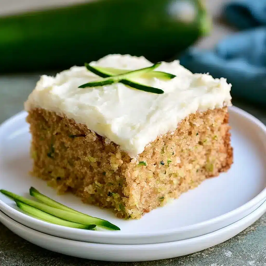 Cream Cheese Frosted Zucchini Cake