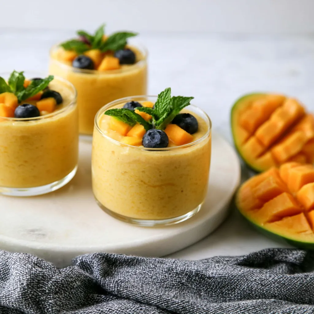 Creamy Mango Mousse Without Gelatin 4 Creamy Mango Mousse