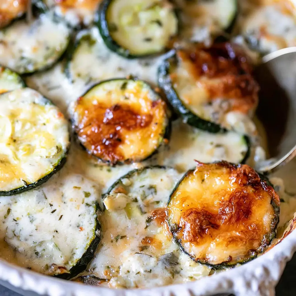 Creamy Parmesan Baked Zucchini: The Ultimate Vegetarian Dinner 4 Creamy Parmesan Baked Zucchini