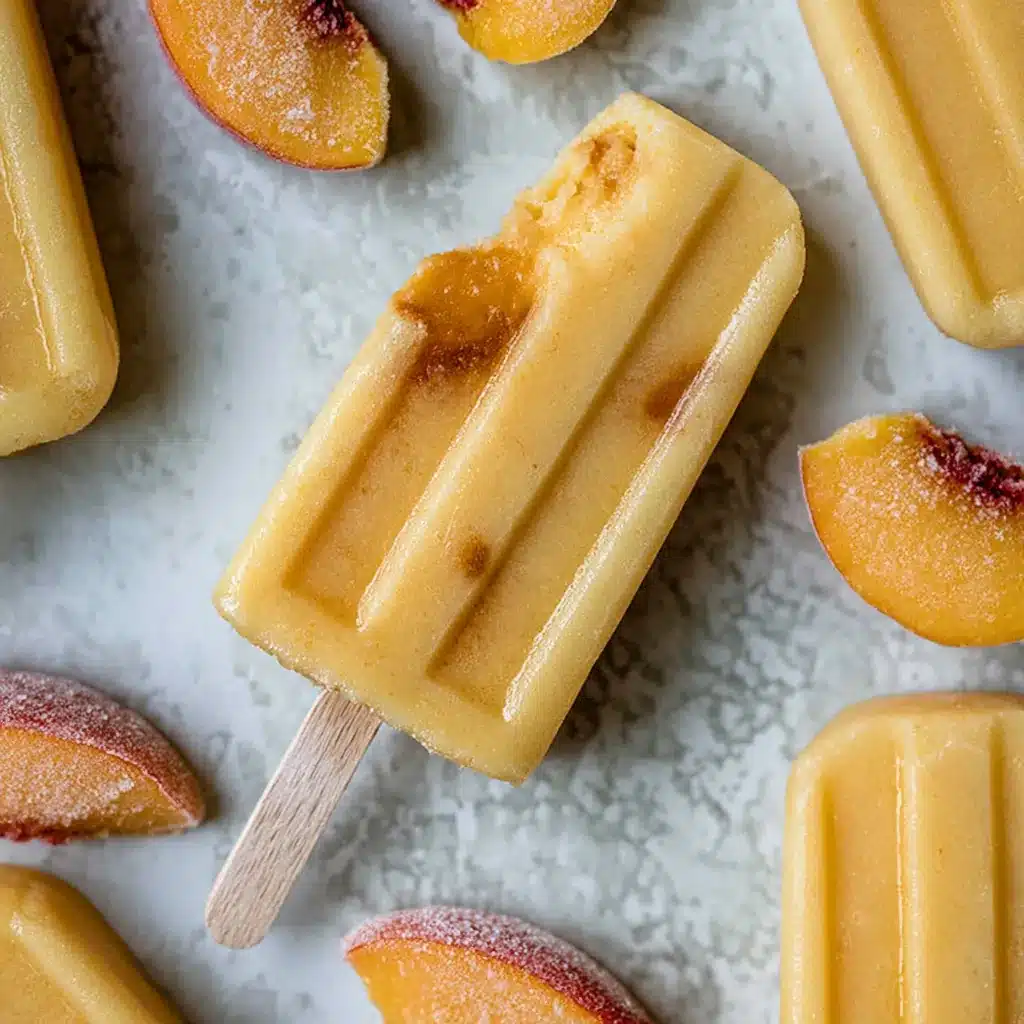 Creamy Peach Popsicles: Easy Homemade Summer Treat 4 Creamy Peach Popsicles