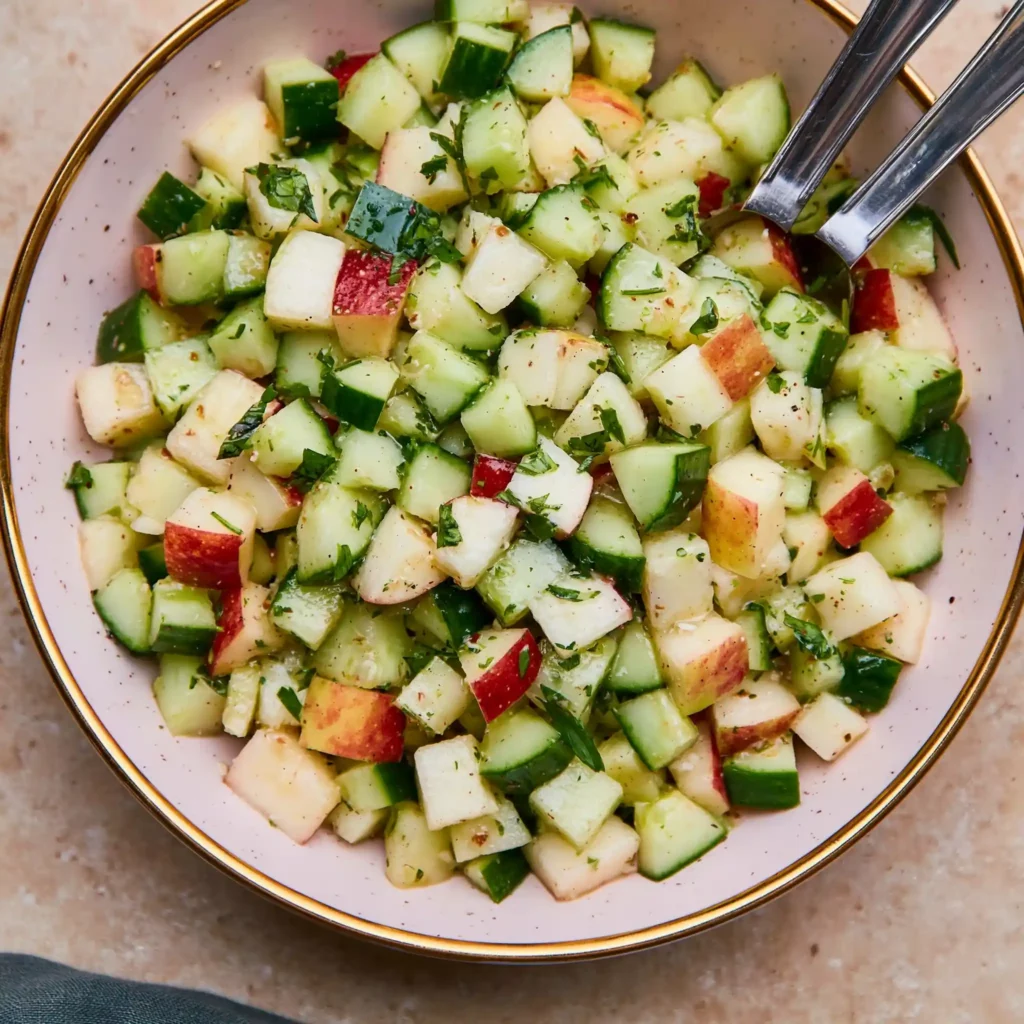 Cucumber Apple Salad: A Fresh and Easy Summer Side Dish 4 Cucumber Apple Salad