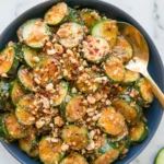 Cucumbers in Spicy Peanut Sauce