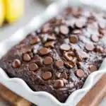 Double chocolate banana bread