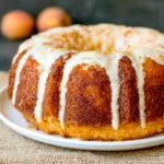 Fresh peach pound cake
