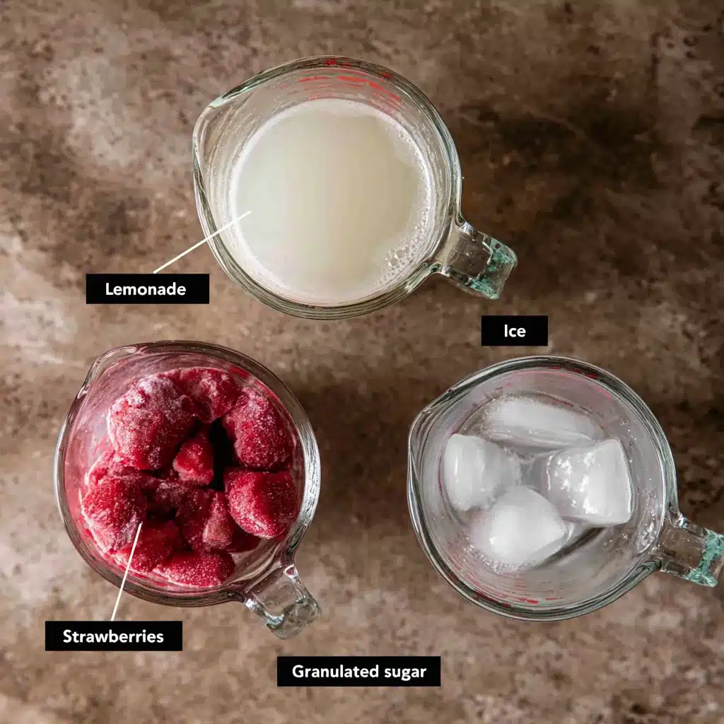 Frozen Strawberry Lemonade