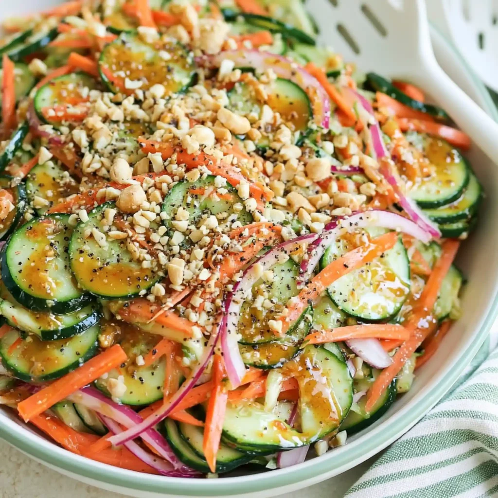Garlic Soy Cucumber Salad